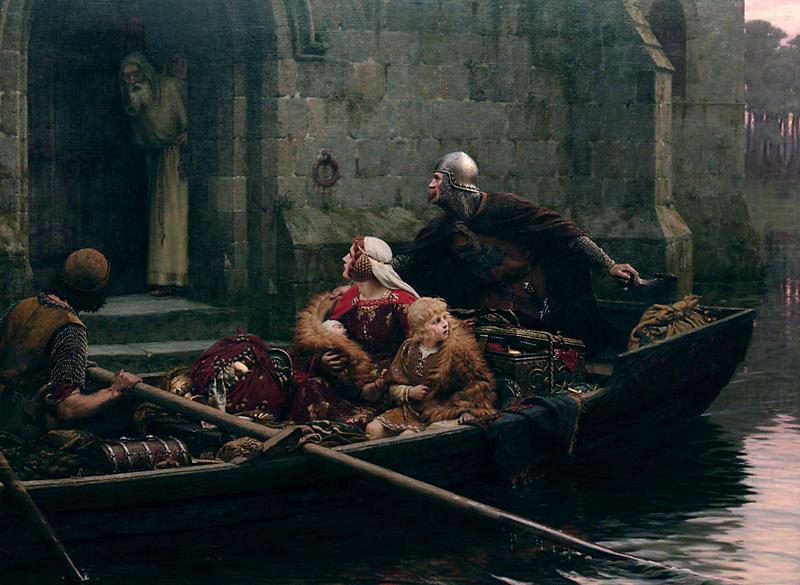 In time of Peril, Edmund Blair Leighton